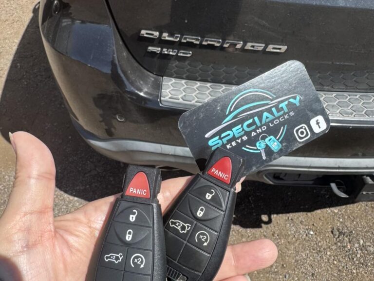 Mobile Key Replacement Job in Gilbert by Specialty Keys and Locks