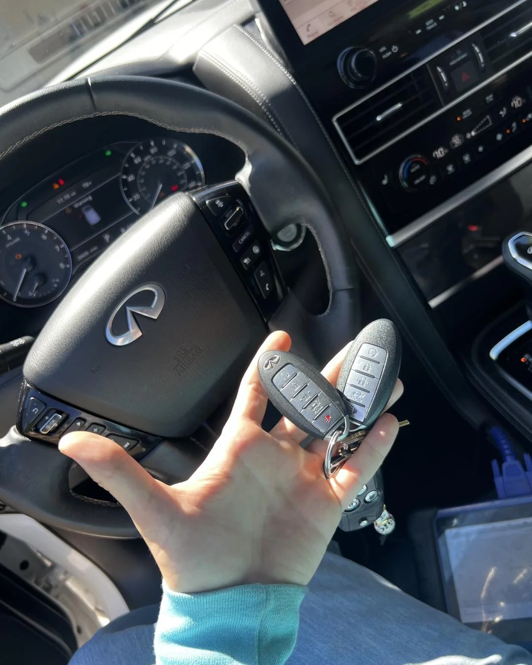 spare key for a new Infiniti QX80 owner in Queen Creek